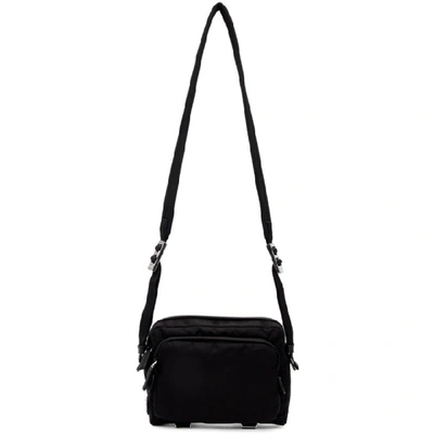 Prada 'tessuto' Clip Nylon Camera Bag In Nero