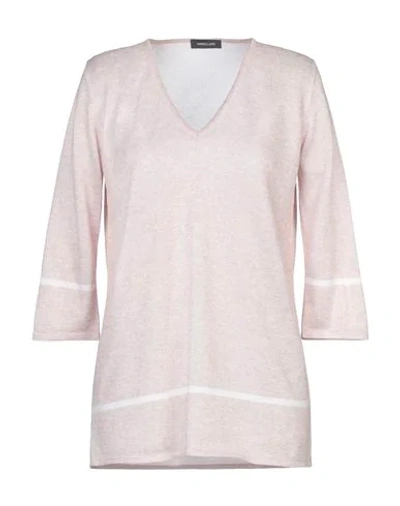 Anneclaire Sweaters In Pastel Pink