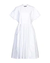 High By Claire Campbell 3/4 Length Dresses In White