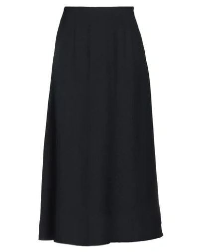 Theory Long Skirts In Black