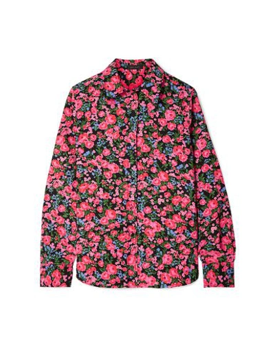 Marc Jacobs Floral Shirts & Blouses In Black