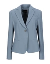 Emporio Armani Suit Jackets In Blue