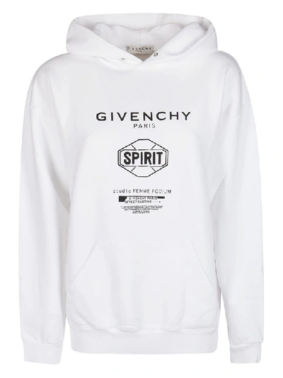 Givenchy White Cotton Sweatshirt