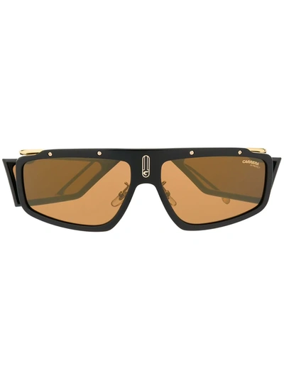 Carrera Facer Rectangular Frame Sunglasses In Black