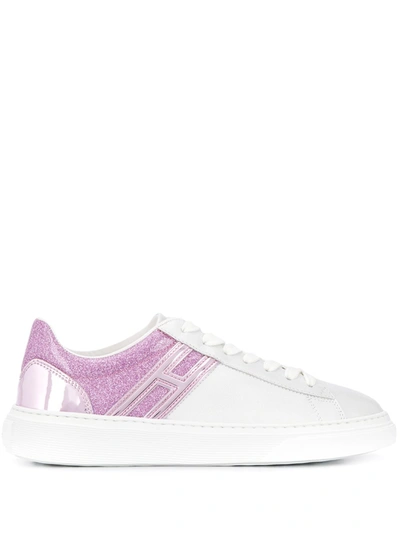 Hogan H365 Two-tone Sneakers In White