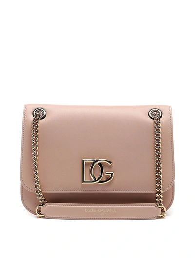 Dolce & Gabbana Millennials Shoulder Bag In Light Pink