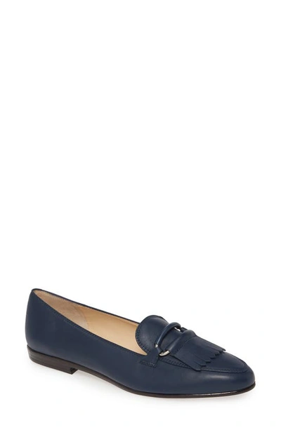 Amalfi By Rangoni Orio Loafer In Deep Blue Leather