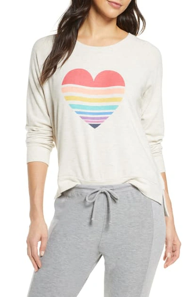 Pj Salvage Icon Long Sleeve Top In Oatmeal