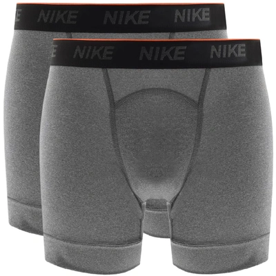 Nike Training Two Pack Boxer Trunks Grey