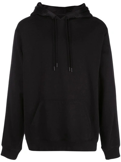 Rta Side Stripe Detail Drawstring Hoodie In Black