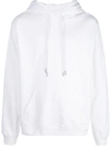 Rta Side Stripe Detail Drawstring Hoodie In White