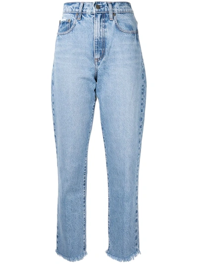 Nobody Denim Hutton Straight-leg Jeans In Blue