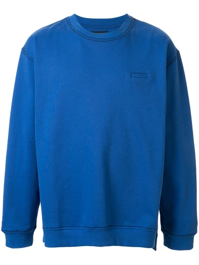 Off Duty Jersey Sweatshirt In Blue
