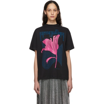 Christopher Kane 黑色“anthomania” T 恤 In Black