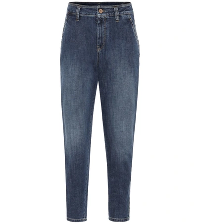 Brunello Cucinelli High-rise Skinny Jeans In Blue