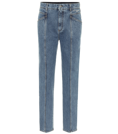 Stella Mccartney High-rise Stretch-denim Slim Jeans In Blue