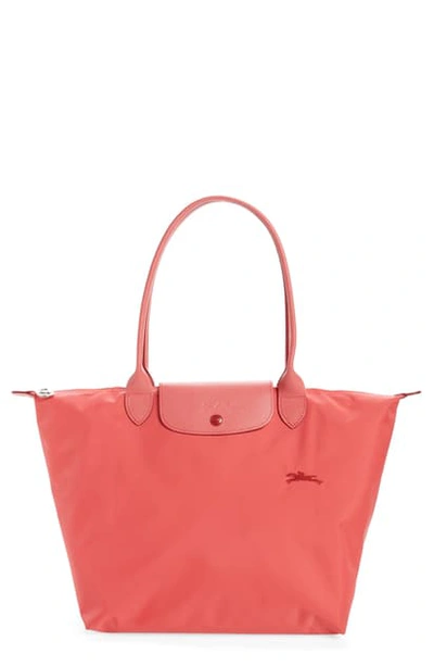 Longchamp Le Pliage Club Tote In Pomegranate