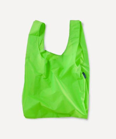Baggu Aloe Standard Reusable Bag In Neon Green