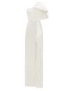 Roland Mouret Belhaven One-shoulder Gown In White