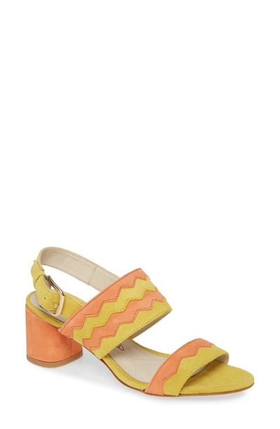 Amalfi By Rangoni Ivano Sandal In Lemon Suede