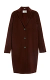 Single-Breasted Wool Coat