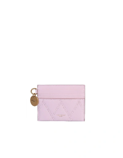 Givenchy Gv3 Card Holder In Rosa