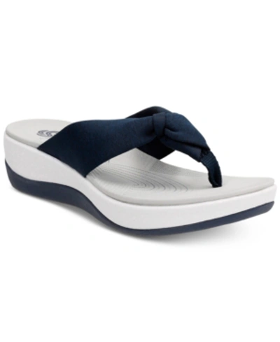 Clarks Collections Women's Arla Glison Flip-flops Women's Shoes In Blue