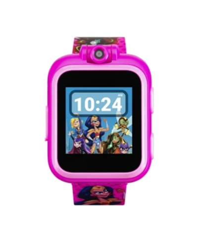 Itouch Kids Playzoom Dc Comics Superhero Girls Strap Touchscreen Smart Watch 42x52mm In Superhero Girls Print