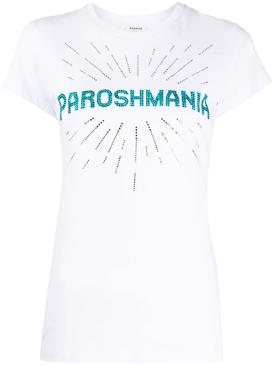 P.a.r.o.s.h Paroshmania Embellished T-shirt In White