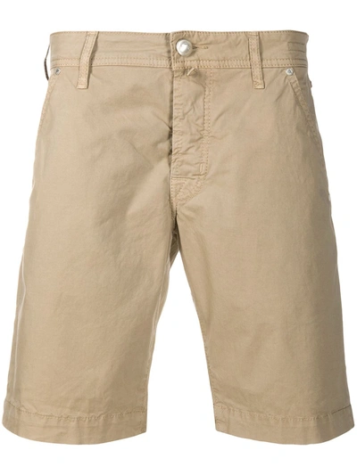 Jacob Cohen Knee-length Tailored Shorts In Neutrals