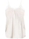 Iro Branda Sleeveless Lace Top In Neutrals