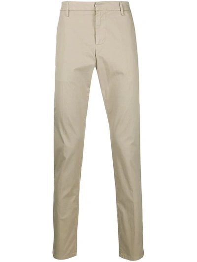 Dondup Gaubert Slim-fit Chinos In Neutrals