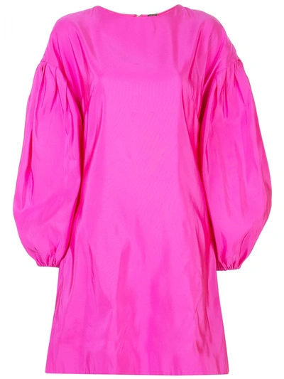 Adam Lippes Bell Sleeved Dress In Pink