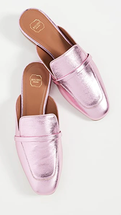 Malone Souliers Jada Flats In Baby Pink/baby Pink