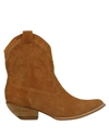 Jeffrey Campbell Ankle Boots In Tan