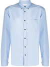 Acne Studios Classic Cotton Poplin Shirt Pale Blue