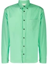 Acne Studios Classic Cotton Poplin Shirt Spearmint Green