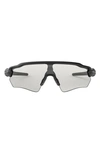 Oakley Radar Ev Path Clear Black Photochromic Iridium Sunglasses In Steel