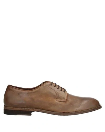 Pawelk's Lace-up Shoes In Khaki