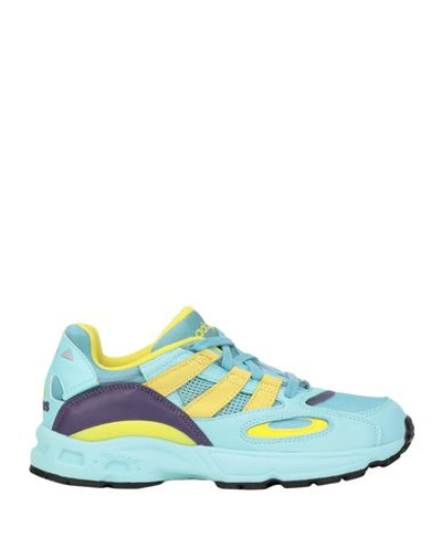 Adidas Originals Sneakers In Light Blue,purple,yellow