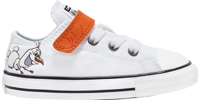 Pre-owned Converse Chuck Taylor All Star Low Frozen 2 Olaf (td) In White/illusion Blue