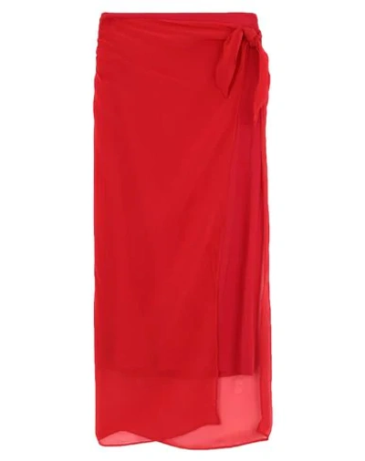 Jucca Midi Skirts In Red