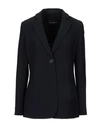 Emporio Armani Suit Jackets In Dark Blue