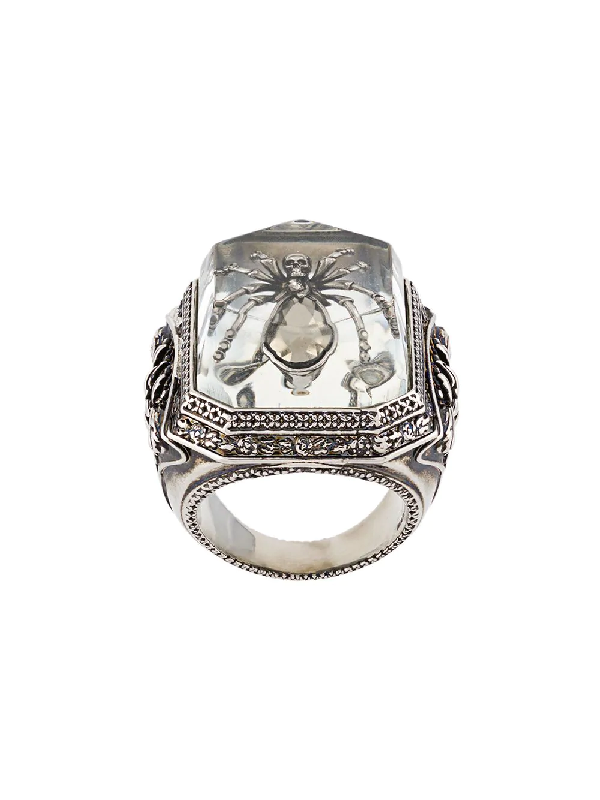 Alexander Mcqueen Silver Spider Ring 