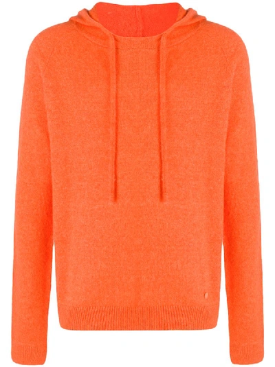 Lanvin Orange Silk-wool-cashmere Blend Sweatshirt