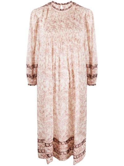 Isabel Marant Étoile Vanille Pintucked Floral-print Cotton-voile