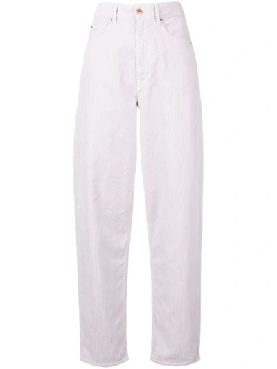 Isabel Marant Étoile Corsy High-rise Tapered Jeans In Pink