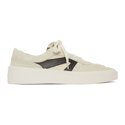 Fear Of God Suede, Leather And Canvas Sneakers In Neutrals