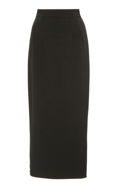 Dolce & Gabbana Cady Midi Skirt In Black