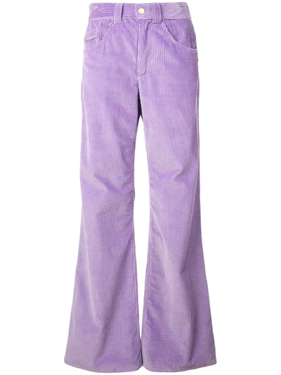 Marc Jacobs The Flared Jean In Purple